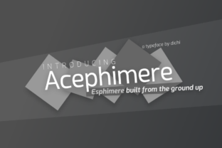 Acephimere Font: The Versatile Sans Serif for Modern Campaigns