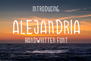 Alejandria Font: The Playful Script for Campaign Clarity