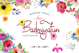 Badriyatun Script: A Stylish Typeface for Elegant Branding