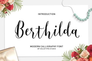 Berthilda Script Font Review for Elegant Branding