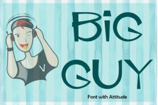 Big Guy Display Font for Bold Web Headers
