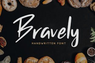 Bravely: A Handwritten Script Font for Editorial Design