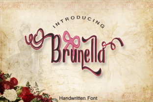Brunella: A Bold Script Handwritten Typeface for Editorial Design