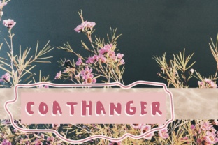 Coat Hanger Font for Bold Small Business Branding