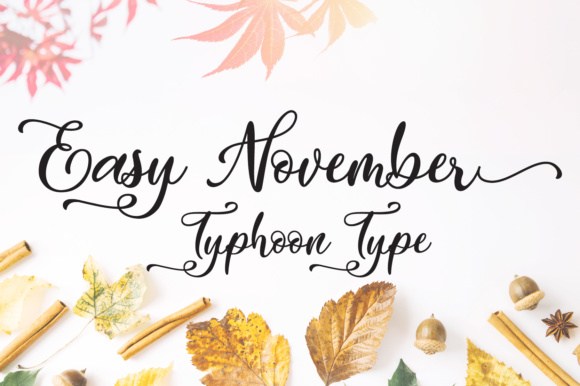 Easy November: The Perfect Script Handwritten Font for Makers