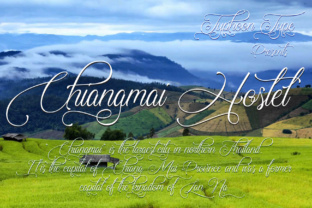 Elevate Editorial Design with Chiangmai Hostel Script Font