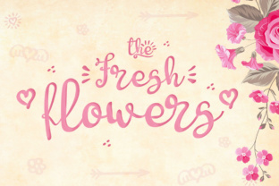 Fresh Flowers Font: Elevate Your Brand with Script Handwritten Style