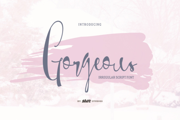Gorgeous: The Inky Script Font for Scroll-Stopping Designs