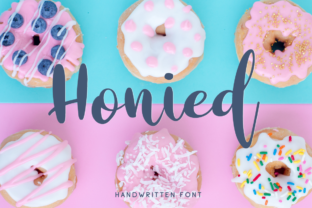 Honied: A Bold Script Handwritten Font for Web Design