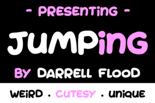 Jumping: The Cutesy Handwritten Font for Crafters