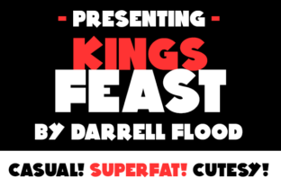 Kings Feast Font: Bold Typography for Crafters
