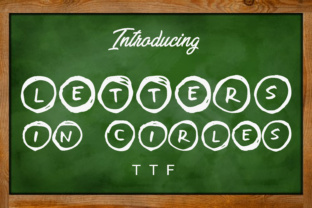 Letters in Circles: A Script Handwritten Font for Branding