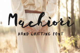 Machiori: A Bouncy Script Handwritten Font for Modern Editorial Design