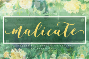 Malicute Script: The Modern Typeface for Elegant Branding