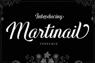 Martinail Font: The Retro Script for Modern Makers