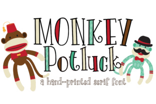 Monkey Potluck: A Whimsical Script Handwritten Font for Marketers
