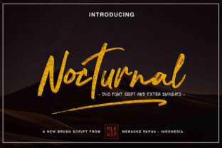 Nocturnal Script: The Elegant Typeface for Branding
