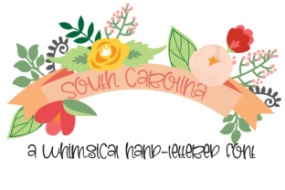 PN South Carolina: A Whimsical Script Font for Campaigns