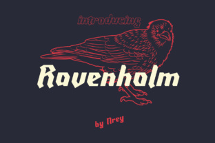 Ravenholm Slant: A Bold Blackletter Font for Makers