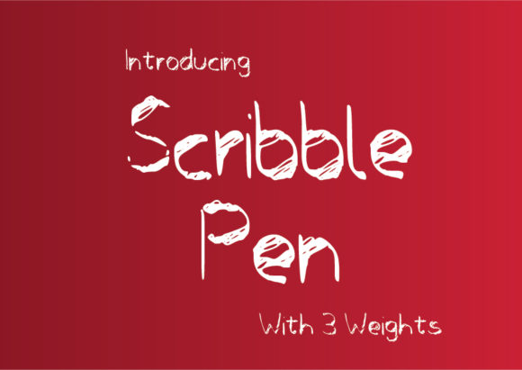 Scribbler Pen: A Handwritten Font for Editorial Design