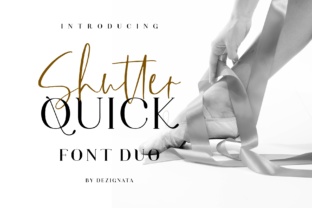 Shutter Quick: A Versatile Font Duo for Editorial Branding