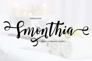 Smonthia Script: A Refined Typeface for Editorial Design