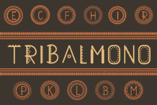 Tribalmono: The Ultimate Tribal Monogram Font for Crafters