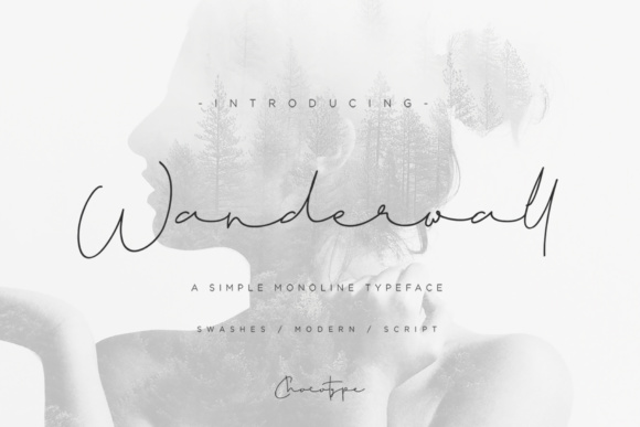 Wanderwall: A Modern Script Font for Editorial Design